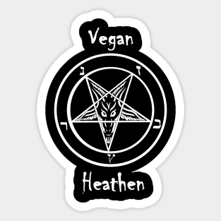 Flex your Vegan Satanism Sticker